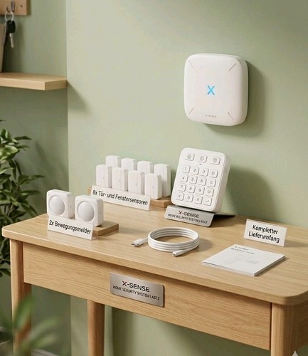 X-Sense Smart Home Sicherheitssystem AS12, Alarmanlage