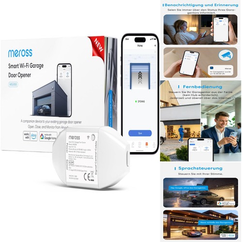 Smart Garagentoröffner Fernbedienung WLAN Alexa Google