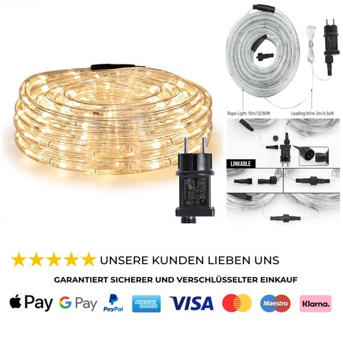 LED Leuchtröhre 10m 240 LED Außenbeleuchtung