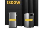 EcoFlow Stream Ultra, All-in-One Speicher für Balkonkraftwerke, mit 4 x 450 JA Solar Bifaziale Solarmodule, by Powerness - Stream Ultra + Stream AC Pro | 3840Wh / 4 x Smart Plug / Standardversand - Produktbild