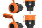UCOMEN Outdoor Wlan Steckdosen,Stromzähler für Balkonkraftwerk,Wasserdicht