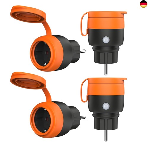 UCOMEN Outdoor Wlan Steckdosen,Stromzähler für Balkonkraftwerk,Wasserdicht
