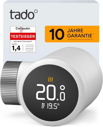Tado° Smartes Heizkörperthermostat X, Heizungssteuerung per