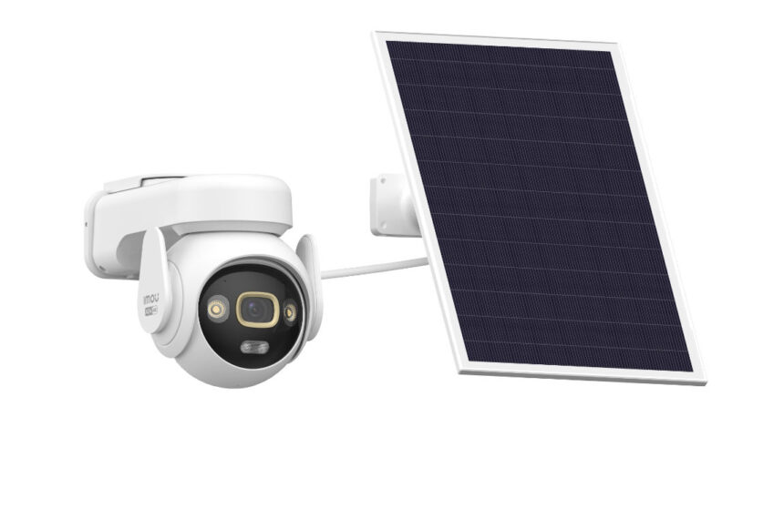 "Imou AOV PT 4K Kit - 4K WLAN+4G Schwenk-Neigekamera mit Solarpanel & Akways-On-Video - Weiß"