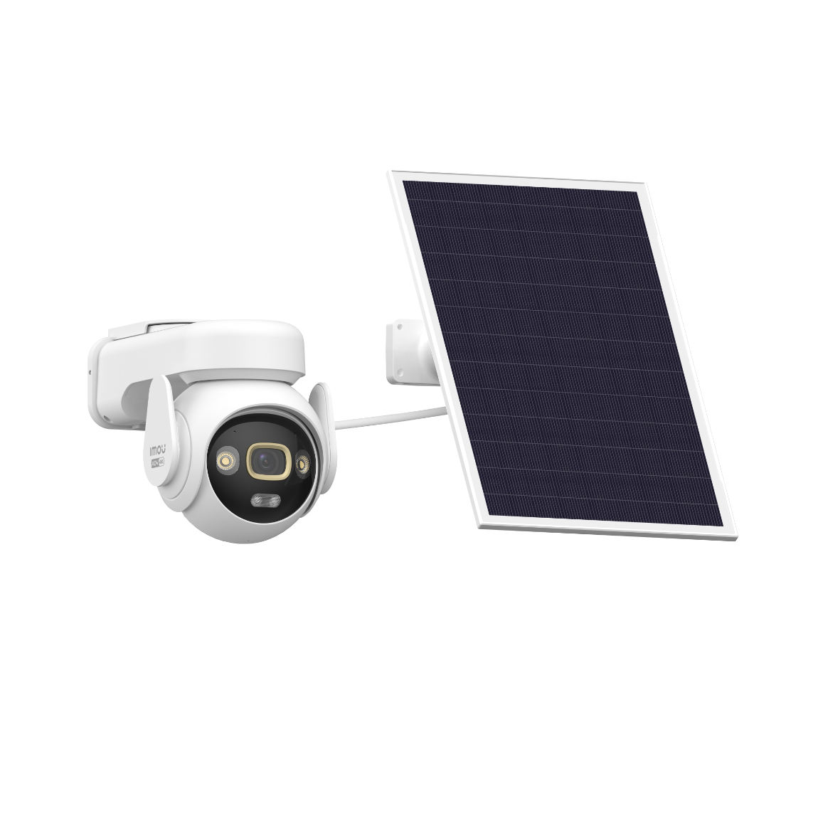 "Imou AOV PT 4K Kit - 4K WLAN+4G Schwenk-Neigekamera mit Solarpanel & Akways-On-Video - Weiß"