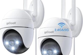 ieGeek 2K Überwachungskamera Aussen WLAN PTZ