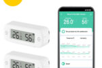 Wifi Thermometer Hygrometer Innen: Smart Temperatursensor,