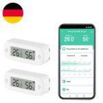 Wifi Thermometer Hygrometer Innen: Smart Temperatursensor,