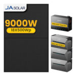 3x Anker Solarbank 3 E2700 Pro mit Power Dock Multisystem, mit 18 x 500 JA Solar Bifaziale Solarmodule, by Powerness - 1x Smart Meter / Standardversand - Produktbild