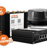 SELFSAT MWR 6550 eSIM 5G Cat 19 WiFi 6 WLAN Router bis 3,4 Gbps inkl. Panorama Antenne schwarz - Produktbild