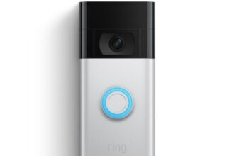 Ring Akku-Videotürklingel Satin Nickel EU Battery