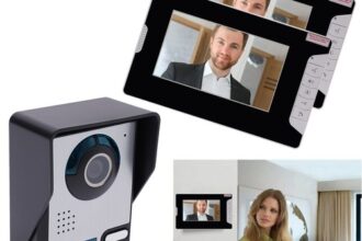 7Zoll Video-Türsprechanlage Türklingel Intercom Kit 1Kamera