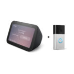 Ring Battery Video Doorbell + Amazon Echo Show 5 - Neueste Generation
