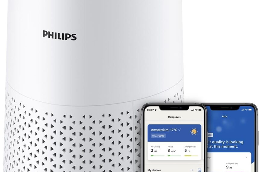 Philips Luftreiniger 600: leise, HEPA, App-gesteuert