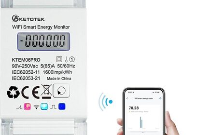 Smart Stromzähler Hutschiene 1 Phasig Bidirektional