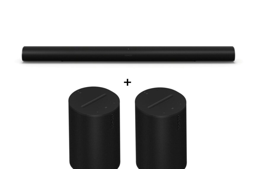 Sonos Entertainment Set - mit Arc Ultra und 2x Era 100 - Schwarz