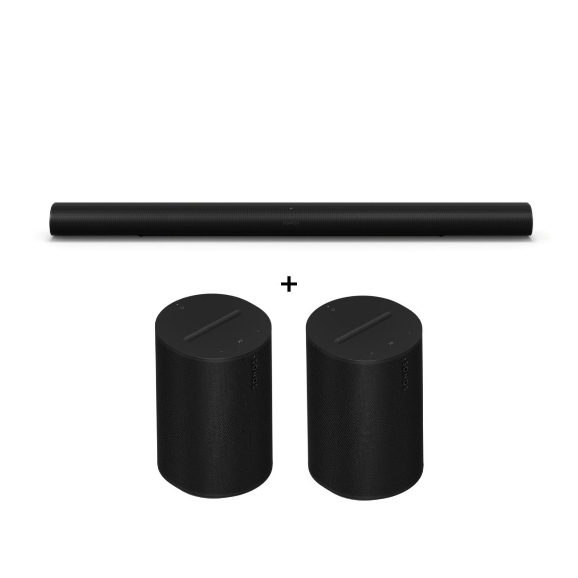 Sonos Entertainment Set - mit Arc Ultra und 2x Era 100 - Schwarz