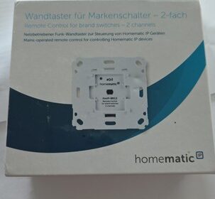 8x Homematic IP Wandtaster 2-fach Funk