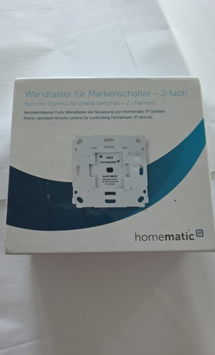 8x Homematic IP Wandtaster 2-fach Funk
