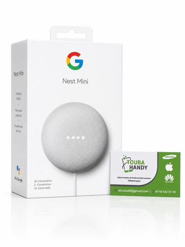 Google Nest Mini (2.Generation Sprachassistent Lautsprecher-Kreide