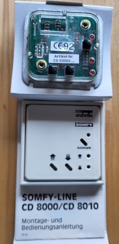Original SOMFY CD 8000 Kleinobjektsteuerung
