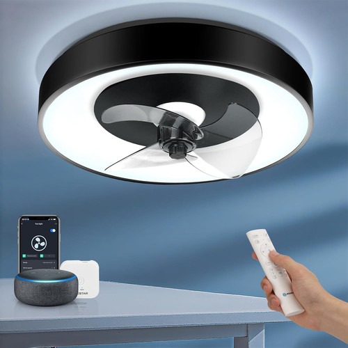 Aigostar- Smarte Deckenventilator Mit Beleuchtung, Kompatibel