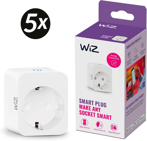 5x WiZ Smart Plug smarte Steckdose