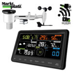 Wetterstation WLAN 7-in-1 Sensor Solarbetrieb Farbdisplay