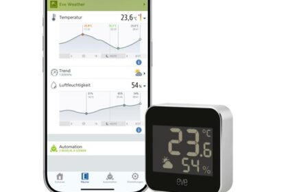 Eve Weather Matter smarte Wetterstation Temperatur