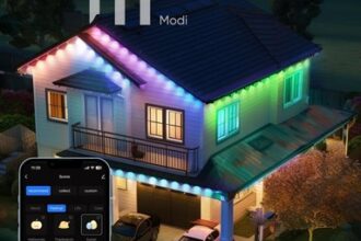 APPECK Smarte Außenbeleuchtung 30m – RGB