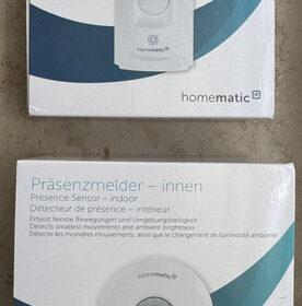 Homematic IP Präsenzmelder HmIP-SPI und Bewegmelder