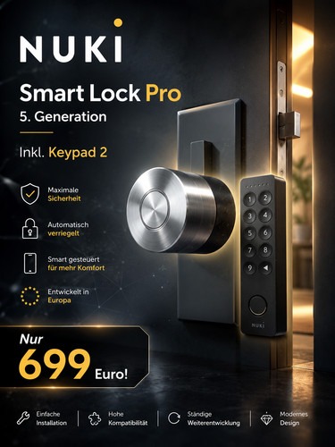 Nuki Intelligentes Türschloss Smart Lock Pro