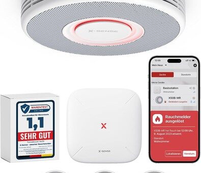 X-Sense Smart Rauchmelder WLAN mit Sprachausgabe