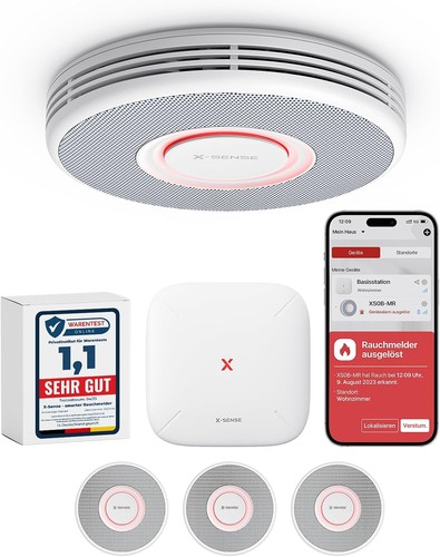 X-Sense Smart Rauchmelder WLAN mit Sprachausgabe
