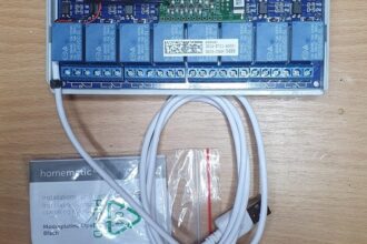 HomeMatic IP 8fach Schaltaktor für Hutschiene