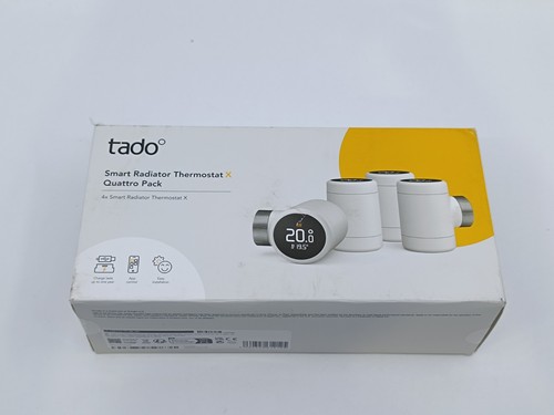 tado° Smartes Heizkörper-Thermostat X Quattro Pack