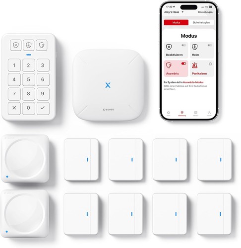 X-Sense Smart Home Sicherheitssystem AS12, Alarmanlage
