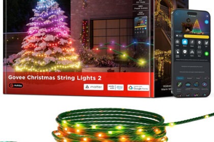 Govee RGBICW Weihnachtsbeleuchtung, 50M Smarte Lichterkette,