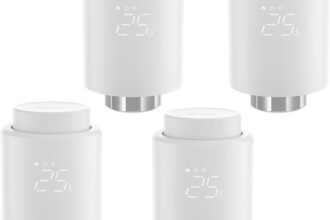 Smartes Heizungsthermostat 4 Stück Zigbee Energiesparen