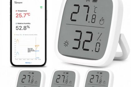 Sonoff ZigBee Drahtloser Temperatur Feuchtigkeitssensor LCD