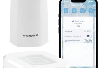 Homematic IP smarte Wetterstation Temperatur +