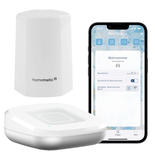 Homematic IP smarte Wetterstation Temperatur +