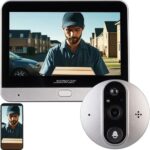 Smarte Türspion Kamera Farbdisplay Klingel WLAN