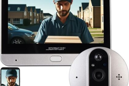 Smarte Türspion Kamera Farbdisplay Klingel WLAN