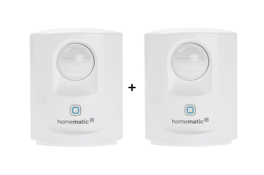 "Homematic IP Bewegungsmelder mit Dämmerungssensor – Innen - 2er-Set"