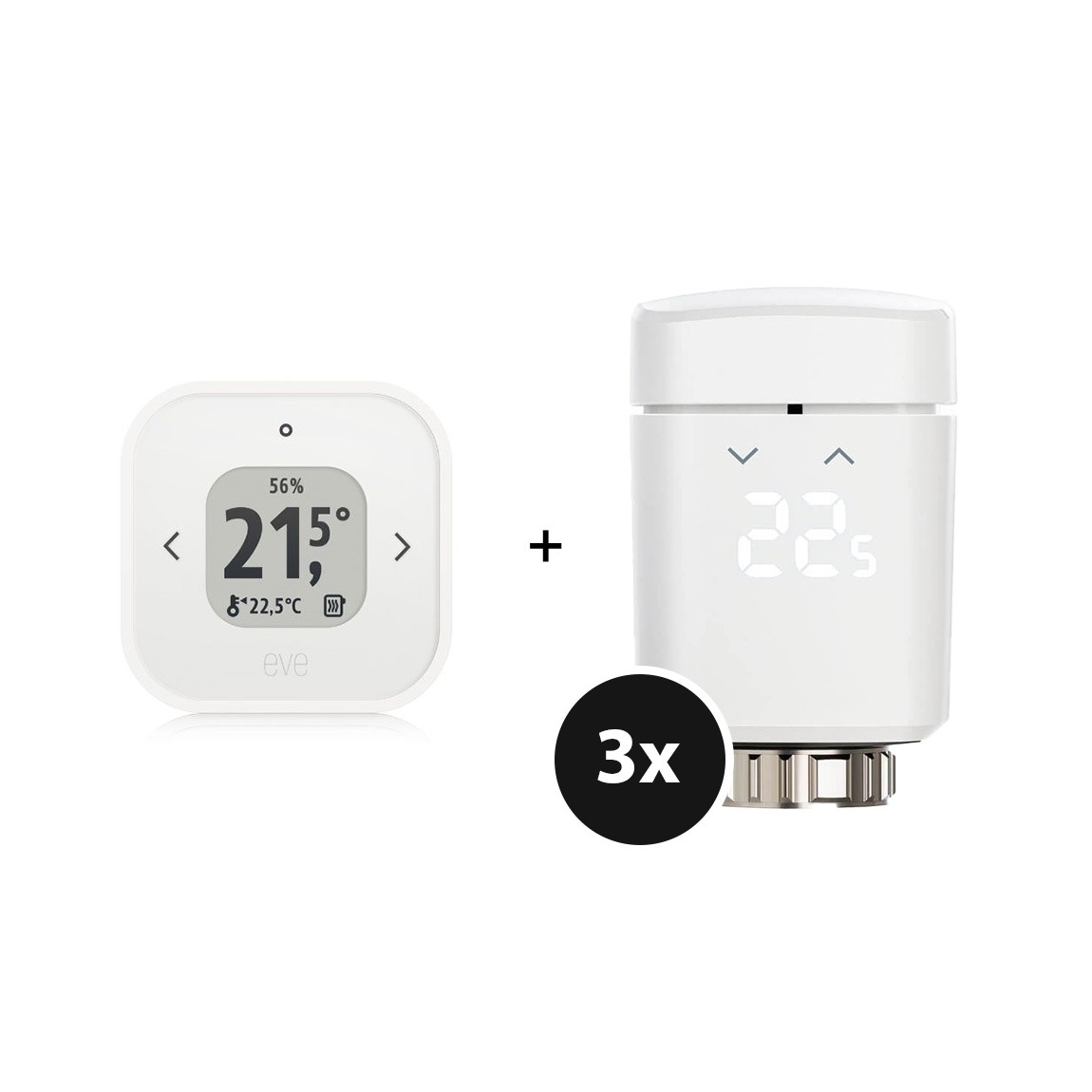 "Eve Thermo Raumkomfort-Set - mit 3x Thermo Matter & Thermo Control Matter - Weiß"