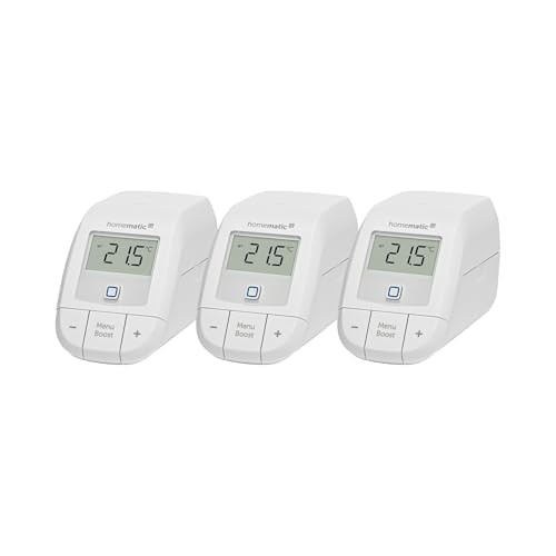 Homematic IP Heizungsset 161216A1, 3x Digitalthermostate,