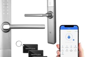 EURA ELH-20H4 Smartes Türschloss mit Griff,
