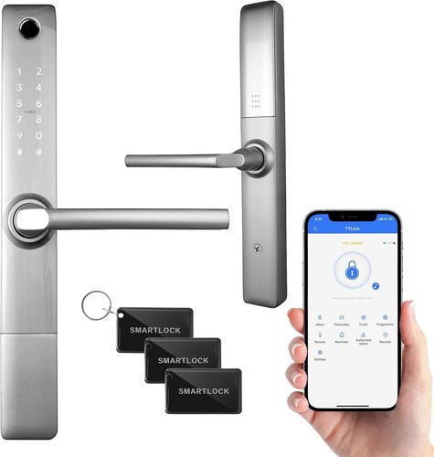 EURA ELH-20H4 Smartes Türschloss mit Griff,