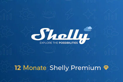 "Shelly Premium App - für 12 Monate - Schwarz"